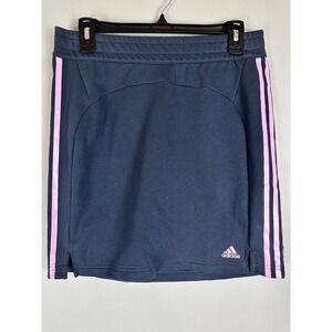Adidas Zoe Saldana U4U Activewear Aeroready Skirt Navy Lilac Women's Size Medium